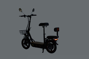 Nouveau ! Scooter électrique KuKirin C1 Pro avec siège, batterie 48 V 26Ah, pneu pneumatique 14 pouces, moteur 500 W, vitesse maximale de 45 km, autonomie de 60 km, frein à disque et frein électronique, boîte de rangement arrière