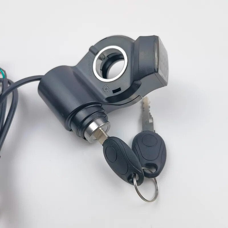 Kugoo Kirin M4 pro Electric Scooter Power Switch Lock with Keys Ignition Voltmeter