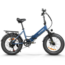 Load image into Gallery viewer, SAMEBIKE LOTDM200-II Folding Electric Bike, 750W Motor, 48V 13Ah Removable Battery, 20 x 4.0 Inch Fat Tire, 40km/h Max Speed, 80km Range, Dual Suspension System, Mechanical Disc Brakes