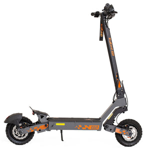 New model! Kukirin G2 Foldable Electric Scooter 800W Motor 48V 15Ah Battery 10-inch Tire 45km/h Max Speed ​​55km Range Touchscreen Display Disc Brake 7 Light system - Black