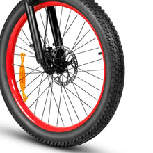 Load image into Gallery viewer, Vélo électrique Samebike LO26-Plus, moteur 1000 W, batterie 48 V 15 Ah, pneus 26 pouces, vitesse maximale 45 km/h, autonomie 100 km, freins à disque hydrauliques, double suspension réglable, Shimano 7 vitesses - Noir