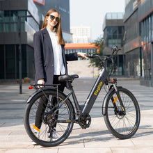 Load image into Gallery viewer, Vélo électrique Eleglide T2, moteur de 250 W, batterie 36V 13Ah, 27,5 * 2,1 pouces de pneu, vitesse maximale de 25 km / h, plage maximale de 100 km, freins à disque hydraulique, fourche de suspension avec lock-out